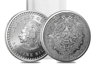 Sin mínimo metal plata barato personalizado conmemorativo Maya 1 oz 999 Navidad moneda recuerdo