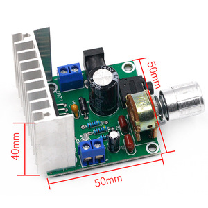 TDA7297 Mini <b>Amplifier</b> Board 2 Channel 12V Audio <b>Amplifier</b> With Heat Sink For <b>Car</b> Stereo - Product Image 2