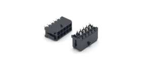 Wafer MLX3.0 Pin header Connector 180-degree DIP 2*5P Non-K PA66 Black/Housing 2*5P Male Shell - Product Image 3