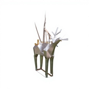 Esculturas Personalizadas Art Deco de Acero Inoxidable Resistentes a la Intemperie ANW9840 para Proyectos Comerciales y Residenciales, Hechas en China - Product Image 1