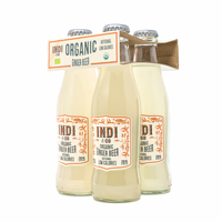Refresco Artesanal Orgánico Español de Jengibre Bajo en Calorías, Hecho en España, Certificado por la USDA, 200ml