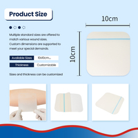 Pansement hydrocolloïde fin, imperméable, stérile, auto-adhésif, à faible traumatisme, pour cicatrisation des plaies humides et soins des escarres, fournisseur e-commerce