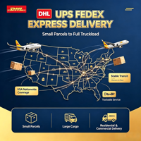 Agent d'expédition express pas cher DHL FedEx UPS de Chine vers les États-Unis à faible coût