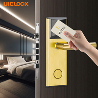 Cerradura Inteligente para Puerta de Apartamento de Hotel 2024 con Sistema de Gestión de Tarjetas en la Nube y RFID de Acero Inoxidable