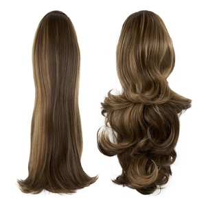 Coda di Cavallo in <span class=keywords><strong>Capelli</strong></span> Umani Vietnamiti Tinti Natural Wave Alta Densità Remy <span class=keywords><strong>per</strong></span> Donna - Product Image 4