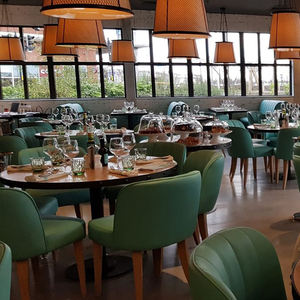 Muebles de Restaurante Personalizados, Mesas y Sillas, Conjuntos de Asientos de Cabina, Cafetería, Tienda de Comida Rápida, Bar, Asiento de Cabina de Metal, Silla de Sofá - Product Image 6