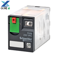 Relais de contrôle enfichable Schneider RXM4AB2BD, neuf, original, Harmony RXM 6A 4CO 24V DC LED, relais d'interface industriel