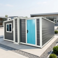 Casa Móvil Personalizada de 700 mm, 10 pies, 20 pies, Casa Contenedor Plegable Fácil de Transportar, Hotel y Oficina