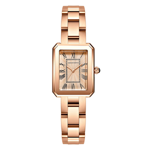 Nouvelle arrivée, montre de luxe vintage pour femmes, ultra-fine, mouvement à quartz japonais, haute qualité, étanche, chiffres romains - Product Image 4