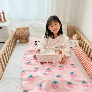 Ấm Mềm Lông Cừu Minky Chăn Có Thể Tháo Rời Gối Nap Mat Cho Trẻ Mới Biết Đi Du Lịch Ngủ Bộ Đồ Giường Mẫu Giáo Nhà Trẻ Mầm Non