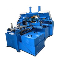 Scie à ruban horizontale manuelle de haute qualité GB4240 pour la découpe des métaux, avec moteur de 4,0 kW et engrenage