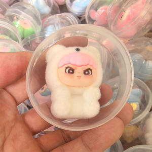 بيع بالجملة مخصص 5 ألعاب صغيرة-10-35-ترويج دمية صينية شفافة بلاستيكية-كبسولات بوكيبول مفاجأة البيض - Product Image 2