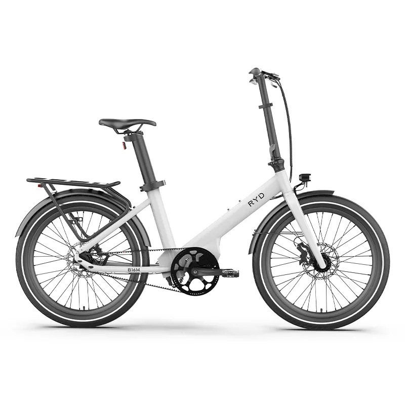 펑크 증거 250W 80km 삼성 리튬 배터리 24 인치 미드 드라이브 모터 도시 ebike 탄소 벨트 전자 자전거 전기 자전거