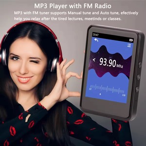 Reproductor MP3 Portátil de 2.8 Pulgadas con Sonido HiFi sin Pérdidas, Diseño de Pantalla Táctil Completa, Reproductor de Música Mini para Estudiantes con Bluetooth, Altavoz Integrado y Radio FM - Product Image 4