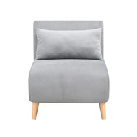 Fabricant de chaises longues convertibles modernes et inclinables pour la chambre à coucher, futon pliable sur pied pour la journée