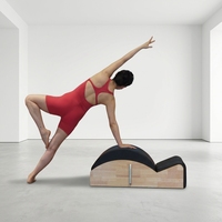 Korektor Postur Tulang Belakang Kayu Ek Portabel |   Studio Pilates Profesional & Peralatan Kebugaran Yoga yang Dapat Disesuaikan & Tahan Lama