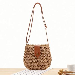 Summer Women Crossbody Woven Bag Handmade <b>Small</b> Bag Seaside Vacation Beach Crossbody Bag - Product Image 1