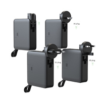 Chargeur portable 10000mAh Power Banks Adaptateur secteur portable Câbles intégrés Powerbank de voyage et centrale électrique