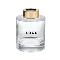 Bouteille de diffuseur vide 3oz 7oz 10oz bouteille en verre de diffuseur bouteille de diffuseur de roseau à rayures