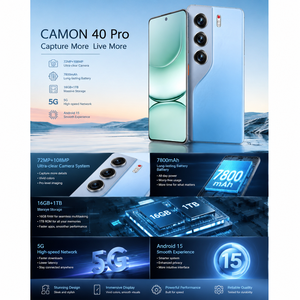 สมาร์ทโฟน 5G ขายดี Camon 40 Pro หน้าจอ 7.3 นิ้ว กล้องหลัง 108MP หน่วยความจำ 16+1TB รองรับซิมคู่ - Product Image 6
