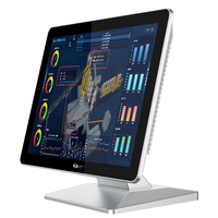 Panneau industriel tout-en-un de 15 pouces sans ventilateur PC J1900 J4125 Quad Core 2.0GHz CPU intégré capacitif tactile HMI modèle-comparable