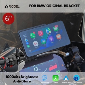 Display per <span class=keywords><strong>Moto</strong></span> da 6 Pollici con Schermo Touch IPS 1000 Nits, TPMS Antifurto, CarPlay e Android Auto per <span class=keywords><strong>BMW</strong></span> Wonder Wheel - Product Image 2