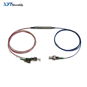 Circulateur à fibre optique monomode à trois ports à isolation élevée, <span class=keywords><strong>bande</strong></span> S+L+C 1460~1620nm, vente directe usine, personnalisable - Product Image 2
