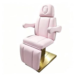 Cama de Masaje Facial Eléctrica de Lujo con 4 Motores, Negra, para Spa, Salón de Belleza, Cama de Belleza, Cama para Extensión de Pestañas - Product Image 1