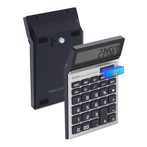 Calculatrice solaire COMIX, petite calculatrice solaire, calculatrice de caisse commerciale et financière, affichage à 12 chiffres - Product Image 5