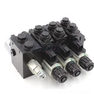 Válvula de Control Solenoide Hidráulica HDCF50, 50 L/min, 3 Vías, 250 Bar, Válvula Multivía de Hierro Fundido con Rosca Interna - Product Image 5