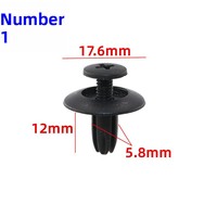 Kit de 120 attaches universelles en nylon pour carrosserie de voiture : rivets, clips de fixation pour pare-chocs, ailes, passages de roue, panneaux de coffre et garnitures