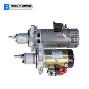 Bomba de Motor 12VDC 24VDC para Sistema Hidráulico, Unidad de Potencia Electrohidráulica, Bomba de Aceite de Elevación Forzada Bidireccional 12V 24V 48V 60V 72V 220V - Product Image 3