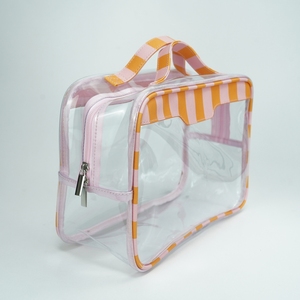 <span class=keywords><strong>Neceser</strong></span> <span class=keywords><strong>grande</strong></span> de PVC personalizado para <span class=keywords><strong>playa</strong></span>, juego de viaje impermeable, cierre de cremallera, <span class=keywords><strong>neceser</strong></span> de belleza geométrica, bolsa de tocador para llevar todo el maquillaje - Product Image 5