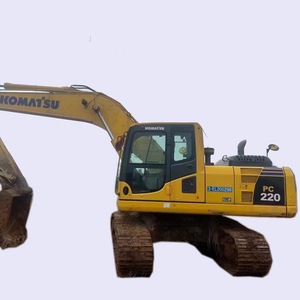 Excavadoras originales japonesas Komatsu PC220 en buen estado, excavadora hidráulica de 20 toneladas Komatsu PC210 PC220, excavadora en stock - Product Image 1