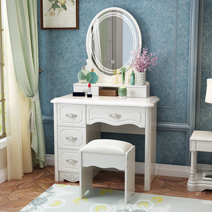 Living Room Furniture Makeup and <strong>Vanity</strong> <strong>Table</strong> With Led Light - Product Image 1