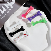 Beliebte Gothic Cartoon Handgefertigte Plastik-Haarspangen Halloween-Knochen-Haarnadeln Leichte Kopfbedeckung Haaraccessoires