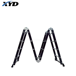 <span class=keywords><strong>Échelle</strong></span> en aluminium à chevrons polyvalente télescopique de Type fort 4x2 à 4x6 plate-forme pliable polyvalente <span class=keywords><strong>pour</strong></span> une utilisation au bureau à domicile - Product Image 5