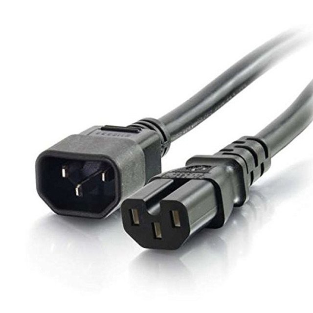 Computer Power Cord 15A 14AWG C14 to C15 Blue 6ft