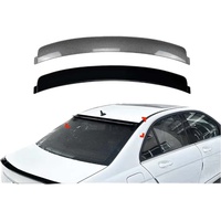 Aileron arrière en ABS noir brillant et motif carbone, adapté aux Mercedes-Benz Classe C W204 C180 C200 2008-2014