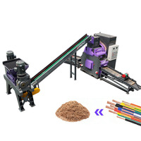 Déchiqueteur de déchets industriels 80-150 kg/h, granulateur de fil de cuivre pour usine de recyclage de câbles