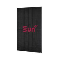 Panneaux solaires Sunplus robustes 425-440W de marque Tier 1, noirs, pour villa, stock US