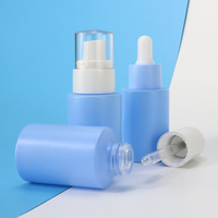 Flacon compte-gouttes en verre stérile vide rose mat de 3ml 5ml 10ml 15ml 20ml 30ml pour compte-gouttes