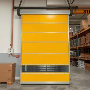 Portes rapides en PVC à <span class=keywords><strong>prix</strong></span> d'usine, portes industrielles automatiques, portes intérieures étanches, portes à enroulement rapide pour entrepôt ou salle blanche - Product Image 4