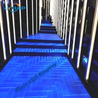 Plancher de danse LED intérieur étanche Brightstat P2.5 NDS, couleur 1R1G1B, luminosité 2200 cd/m², angle de vision 160°, CMS piloté par l'IA