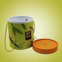 Repérez l'emballage rond fait main de papier de boîte-cadeau de cylindre de la meilleure qualité de luxe UV quantité minimale de commande bas