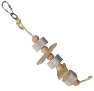 Blocs de bois naturels pour rongeurs, lapins, hamsters, <span class=keywords><strong>jouet</strong></span> à mâcher en <span class=keywords><strong>pierre</strong></span> ponce, étoile minérale, <span class=keywords><strong>pierre</strong></span> à aiguiser en calcium, <span class=keywords><strong>jouet</strong></span> pour oiseaux, perroquet - Product Image 3