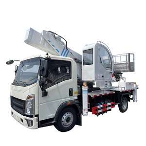 Trung Quốc thương hiệu HOWO 4x2 Telescopic Boom xe tải 22m cánh tay thẳng làm việc trên không xe tải DIESEL nền tảng làm việc trên không cho công việc tiện ích - Product Image 1