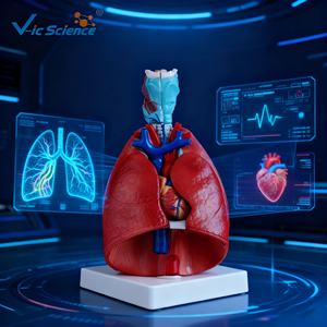 Medizinisches Wissenschaftsmodell für Kehle, Herz und Lunge, Menschliches Organmodell, Anatomisches Lehrmittel - Product Image 5