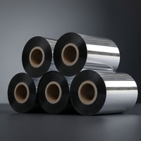 Cinta Térmica de Resina de Alta Definición de 110*300m, Impermeable, Anti-Rayones, Color Estable para Impresión de Códigos de Barras en Papel