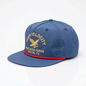 Casquettes Snapback personnalisées avec logo brodé OEM, casquettes à 5 panneaux, casquettes en nylon non structurées - Product Image 3